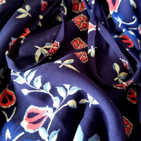 NEW * BOHO Cold Shoulder DRESS o' True Blue Joy - Picture 4 of 8